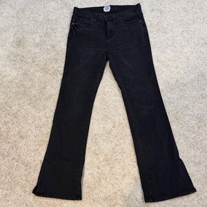 Black Flared Jeans